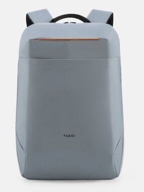 TUCCI Light Gray Anti-Theft Backpack